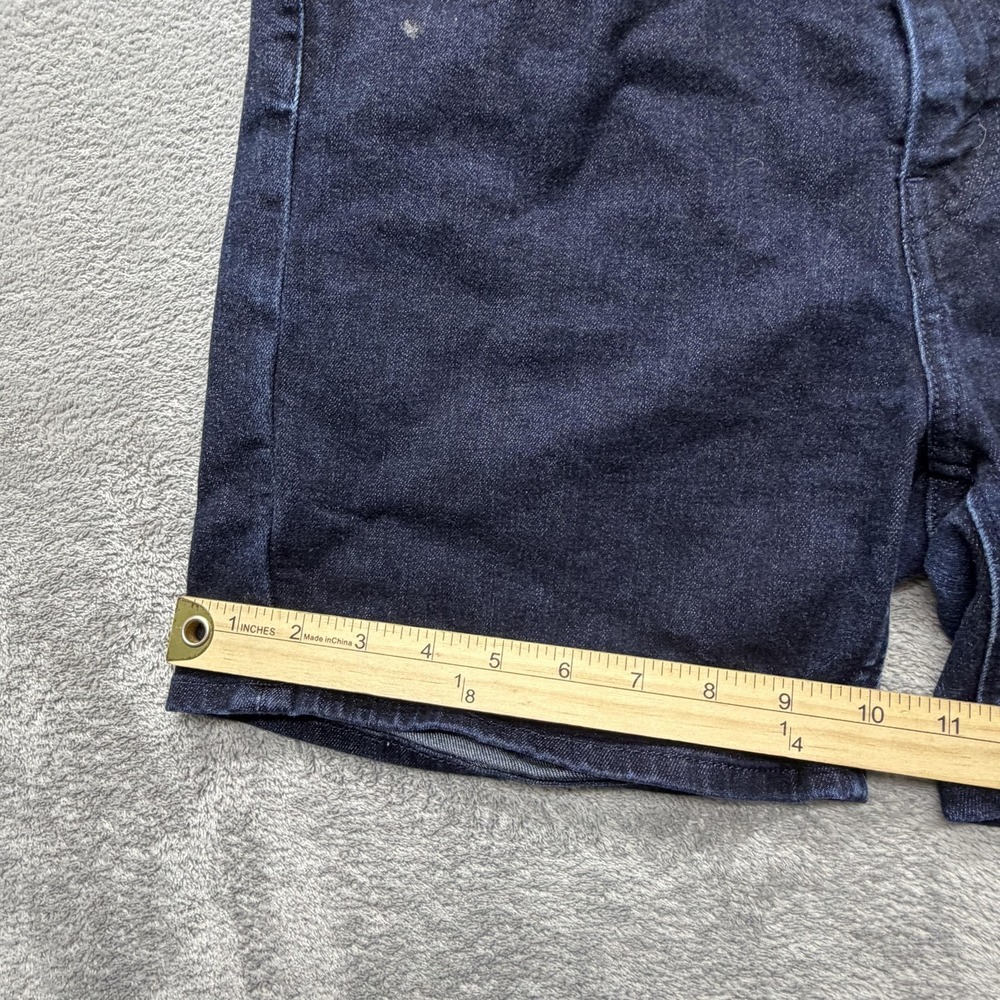 Levis Shorts Womens Measured 31x5 Blue Denim Bermuda Stretch‎ Pockets Casual - Picture 2 of 10